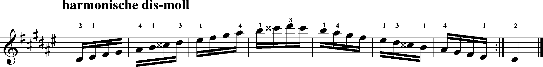 akkordeon, harmonische dis-moll, skalen, hanon